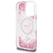 Guess HC Resin Bottom Glitter MagSafe iPhone 16 Pro Case - Pink - Cell phone cases and covers<<<HurtelXML
