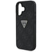 Guess Hot Stamp 4G Pattern Triangle Metal Logo case for iPhone 16 - black - Cell phone cases and covers<<<HurtelXML