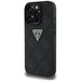 Guess Hot Stamp 4G Pattern Triangle Metal Logo case for iPhone 16 Pro - black - Cell phone cases and covers<<<HurtelXML