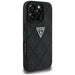 Guess Hot Stamp 4G Pattern Triangle Metal Logo case for iPhone 16 Pro - black - Cell phone cases and covers<<<HurtelXML