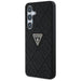 Guess Hot Stamp 4G Pattern Triangle Metal Logo case for Samsung Galaxy S25 - black - Cell phone cases