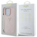 Guess Hot Stamp 4G Pattern Triangle Metal Logo iPhone 16 Pro Case - Pink - Cell phone cases and covers<<<HurtelXML