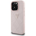 Guess Hot Stamp 4G Pattern Triangle Metal Logo iPhone 16 Pro Case - Pink - Cell phone cases and covers<<<HurtelXML