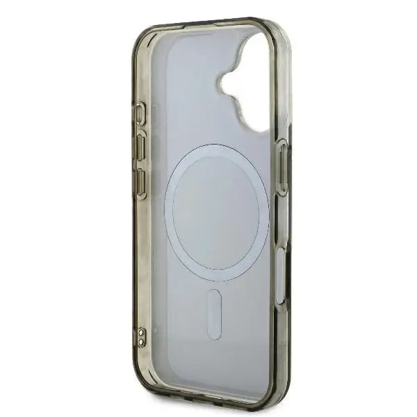 Guess IML 4G Background MagSafe iPhone 16 Case - Brown - Cell phone cases and covers<<<HurtelXML