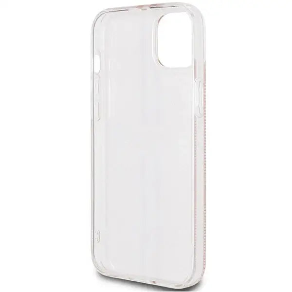 Guess IML 4G Gold Stripe case for iPhone 15 Plus / 14 Plus - pink - Cell phone cases and covers<<<HurtelXML