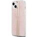Guess IML 4G Gold Stripe case for iPhone 15 Plus / 14 Plus - pink - Cell phone cases and covers<<<HurtelXML