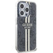 Guess IML 4G Gold Stripe case for iPhone 15 Pro Max - black - Cell phone cases and covers<<<HurtelXML