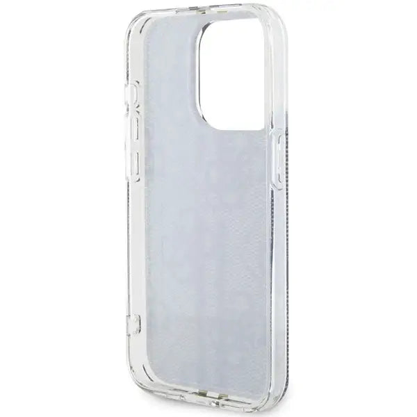 Guess IML 4G Gold Stripe case for iPhone 15 Pro Max - black - Cell phone cases and covers<<<HurtelXML