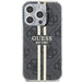 Guess IML 4G Gold Stripe case for iPhone 15 Pro Max - black - Cell phone cases and covers<<<HurtelXML