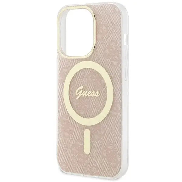 Guess IML 4G MagSafe case for iPhone 15 Pro Max - pink - Cell phone cases and covers<<<HurtelXML