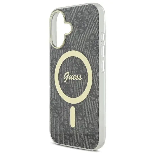 Guess IML 4G MagSafe Case for iPhone 16 Plus - Black - Cell phone cases and covers<<<HurtelXML