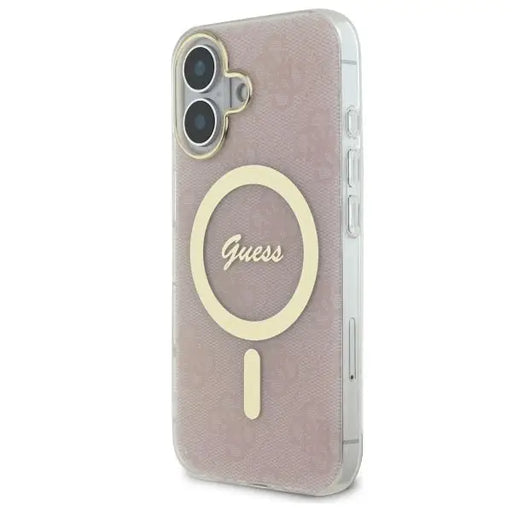 Guess IML 4G MagSafe iPhone 16 Case - Pink - Cell phone cases and covers<<<HurtelXML
