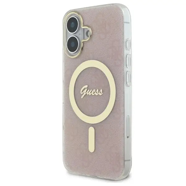 Guess IML 4G MagSafe iPhone 16 Case - Pink - Cell phone cases and covers<<<HurtelXML