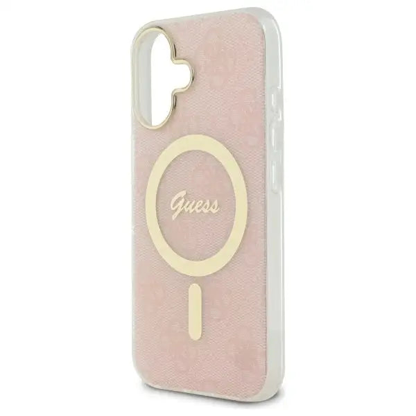 Guess IML 4G MagSafe iPhone 16 Case - Pink - Cell phone cases and covers<<<HurtelXML