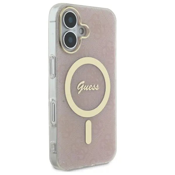 Guess IML 4G MagSafe iPhone 16 Plus Case - Pink - Cell phone cases and covers<<<HurtelXML