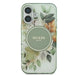 Guess IML Flower & Tonal Circle MagSafe case for iPhone 16 - green - Cell phone cases and covers<<<HurtelXML