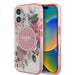Guess IML Flower & Tonal Circle MagSafe iPhone 16 Case - Pink - Cell phone cases and covers<<<HurtelXML