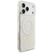 Guess IML Flowers Electro Pearl Strap MagSafe Case for iPhone 17 Pro Max - White - Cell phone cases