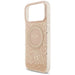 Guess IML Flowers Electro Pearl Strap MagSafe Case for iPhone 17 Pro Max - Pink - Cell phone cases