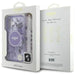 Guess IML Flowers With Pearl Strap MagSafe case for iPhone 16 Plus - purple - Cell phone cases and covers<<<HurtelXML