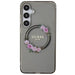 Guess IML Flowers Wreath MagSafe case for Samsung Galaxy S24+ - black - Cell phone cases and covers<<<HurtelXML