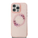 Guess IML Flowers Wreath MagSafe iPhone 16 Pro Case - Pink - Cell phone cases and covers<<<HurtelXML