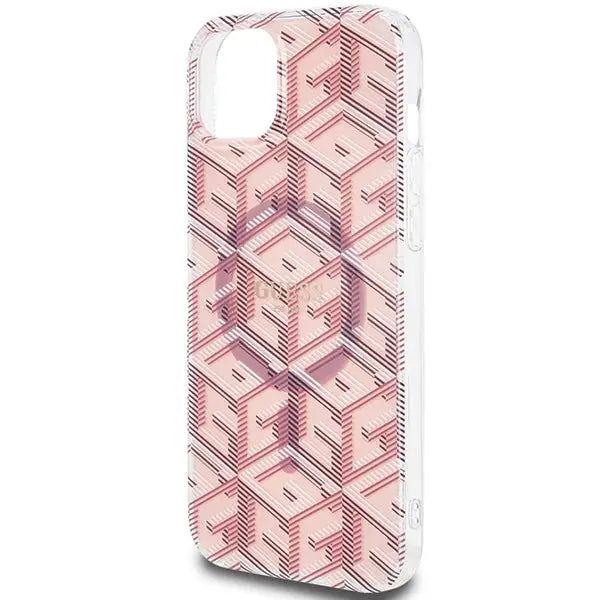 Guess IML GCube MagSafe case for iPhone 15 / 14 / 13 - pink - Cell phone cases and covers<<<HurtelXML