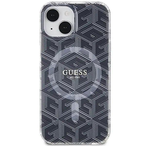 Guess IML GCube MagSafe case for iPhone 15 Plus / 14 Plus - black - Cell phone cases and covers<<<HurtelXML