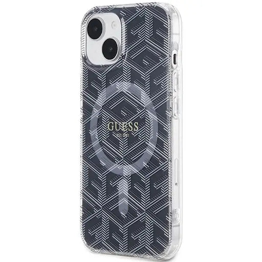 Guess IML GCube MagSafe case for iPhone 15 Plus / 14 Plus - black - Cell phone cases and covers<<<HurtelXML