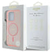 Guess IML Glitter Circle MagSafe case for iPhone 16 Pro Max - pink - Cell phone cases and covers<<<HurtelXML