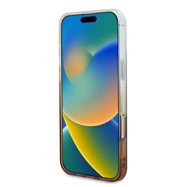 Guess IML Glitter Gradient MagSafe Case for iPhone 16 Plus - Brown - Cell phone cases and covers<<<HurtelXML