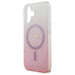 Guess IML Glitter Gradient MagSafe iPhone 16 Case - Pink - Cell phone cases and covers<<<HurtelXML