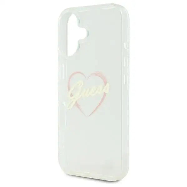 Guess IML Heart Case for iPhone 16 plus - Transparent - Cell phone cases and covers<<<HurtelXML