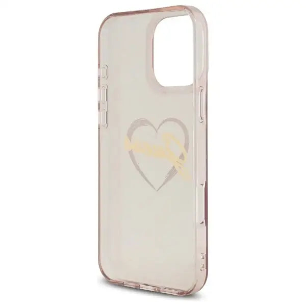 Guess IML Heart Case for iPhone 16 Pro - Pink - Cell phone cases and covers<<<HurtelXML