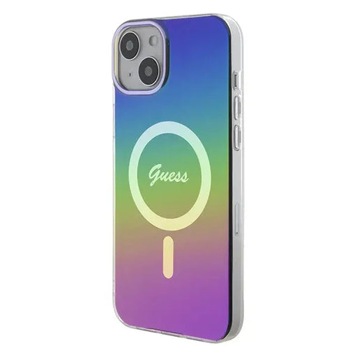 Guess IML Iridescent MagSafe case for iPhone 15 / 14 / 13 6.1’’ - multicolor - Cell phone cases and covers<<<HurtelXML
