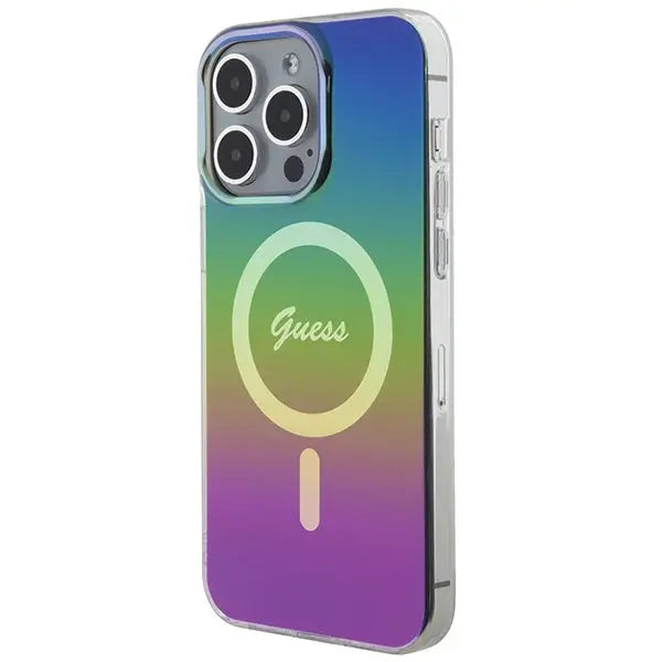 Guess IML Iridescent MagSafe case for iPhone 15 Pro Max 6.7’’ - multicolor - Cell phone cases and covers<<<HurtelXML