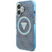 Guess IML Metal Glitter 4G Circle Triangle MagSafe Case for iPhone 16 - Blue - Cell phone cases and covers<<<HurtelXML