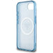 Guess IML Metal Glitter 4G Circle Triangle MagSafe Case for iPhone 16e - Blue - Cell phone cases and covers<<<HurtelXML