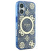 Guess IML Peony On 4G Background MagSafe case for iPhone 16 - blue - Cell phone cases and covers<<<HurtelXML