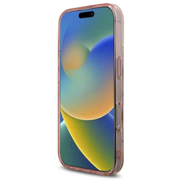 Guess IML Peony On 4G Background MagSafe Case for iPhone 16 Pro Max - Pink - Cell phone cases and covers<<<HurtelXML