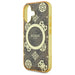 Guess IML Peony On 4G Background MagSafe iPhone 16 Case - Brown - Cell phone cases and covers<<<HurtelXML