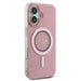 Guess IML Rhinestones MagSafe iPhone 16 Case - Pink - Cell phone cases and covers<<<HurtelXML