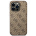 Guess iPhone 14 Pro Max 4G Metal Gold Logo Series Case - Brown - Cell phone cases and covers<<<HurtelXML