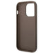 Guess iPhone 14 Pro Max 4G Metal Gold Logo Series Case - Brown - Cell phone cases and covers<<<HurtelXML