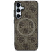 Guess Leather 4G Colored Ring Classic Logo MagSafe Samsung Galaxy S25 Plus case brown - Cell phone cases