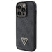 Guess Leather 4G Diamond Triangle case for iPhone 15 Pro Max - black - Cell phone cases and covers<<<HurtelXML