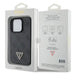 Guess Leather 4G Diamond Triangle case for iPhone 15 Pro Max - black - Cell phone cases and covers<<<HurtelXML