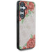 Guess Leather 4G Flowers Print Metal Classic Logo MagSafe Case for Samsung Galaxy S25 - Pink - Cell phone cases