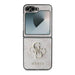 Guess Leather 4G Metal Logo Case for Samsung Galaxy Z Flip 6 - Pink - Cell phone cases and covers<<<HurtelXML