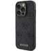 Guess Leather 4G Stamped case for iPhone 15 Pro Max - black - Cell phone cases and covers<<<HurtelXML